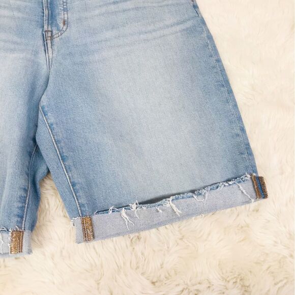 MADEWELL The Perfect Vintage Straight Jean Shorts‎ Midi Bermuda Size 31 New - Picture 8 of 14